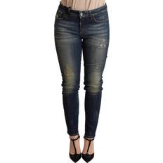 Women - XXXS Jeans Dolce & Gabbana Dark Blue Skinny Denim Cotton Stretch Jeans IT40