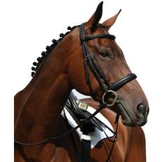 Collegiate Syntovia Padded Raised Cavesson Bridle