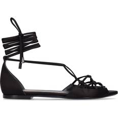 Tom Ford Black Ankle Wrap Sandals IT