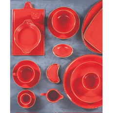 Ceramic - Red Dinner Sets Porland Seasons 4 Red Place w/Mug Dinner Set