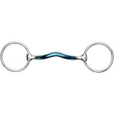 Shires Blue Alloy Mullen Mouth Loose Ring