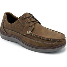 Aston Marc Men's Newport Nubuck Boat Shoes Tan