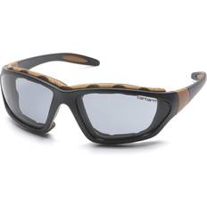 Carhartt Eye Protections Carhartt Pyramex Safety Products Llc CHB420DTP Gray Lens Black & Tan Glasses