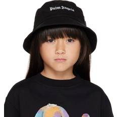 Bucket Hats Children's Clothing Palm Angels Kids Logo bucket hat black