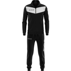 Sportswear Garment - Unisex Jumpsuits & Overalls Givova Tuta Visa Tracksuit - Black/White
