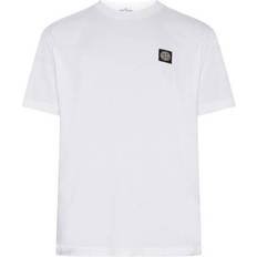 White Tops Stone Island Patch T-shirt - White