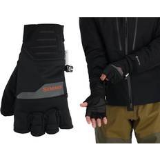 Simms Windstopper Half Finger Fishing Glove Black