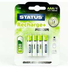 Status AAA550 NiMH Rechargeable Batteries 4 Pack