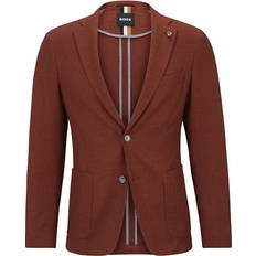 Hugo Boss Red Jackets Hugo Boss Men's Micro-Pattern Slim-Fit Jacket Red Red