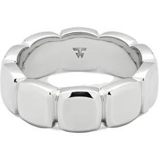 Tom Wood Cushion Band Silver