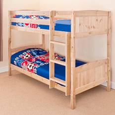 Natural Bunk Beds Comfy Living Shorty Natural Bunk Bed 84x186cm