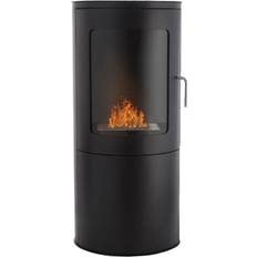 ScandiFlames Richmond Bioethanol Fire Stove with Flat Back Black