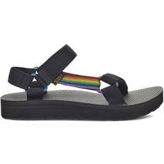 Teva 47 ½ Sport Sandals Teva Mid Universal Pride Men's Sandals, Black/Rainbow