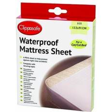 Clippasafe cot & cotbed mattress protector peva sheet potty train