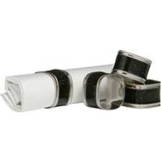 Black Napkin Rings Premier Housewares Black Glitter Napkin Ring 4pcs