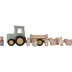 Little Dutch Toy Cars Little Dutch Tractor with Trailer Little Farm