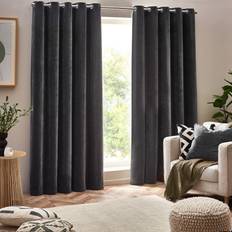 Curtains & Accessories Yard Heavy Chenille Woven Velvet Eyelet