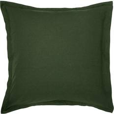 Linen Pillow Cases Morris & Co 'Pure Linen Cotton' Square Pillow Case Green