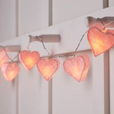 String Lights on sale Lights4fun Paper Heart Battery String Light 10 Lamps
