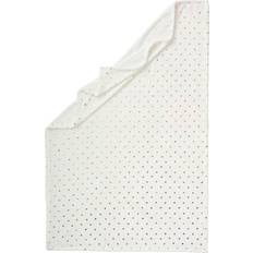 Vertbaudet Babydecke mit Goldherzen Oeko-Tex weiss