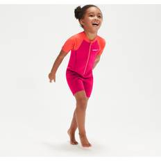 Speedo Girls Learn to Swim Wetsuit Pink, Pink, 9-12 Months, Women 9-12 MONTHS Pink