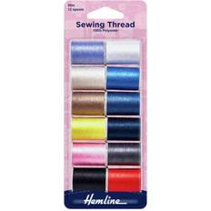 Hemline Sewing Thread 12 Pack