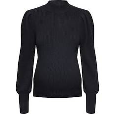 Only Mama High Neck Knitted Sweater Black