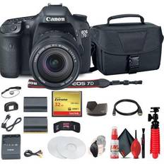 Canon DSLR Cameras Canon EOS 7D DSLR Camera with 18-135mm Kit 3814B016 32GB Compact Flash Card