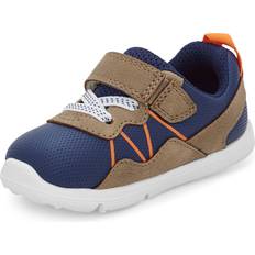 Carter's Baby Boys Athletic Every Step Sneakers Brown, Navy