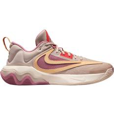 Beige - Women Basketball Shoes Nike Giannis Immortality 3 - Fossil Stone/Desert Berry/Guava Ice/Celestial Gold