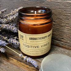 Ancient Wisdom Aromatherapy Positive Vibes Scented Candle