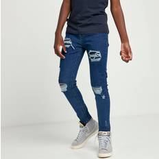 11 Degrees Denim Junior Sustainable Distressed Skinny Jeans