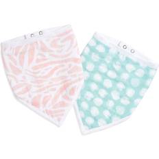 Aden + Anais Drool Bibs Aden + Anais Essentials Cotton Muslin Bandana Bib 2-pack