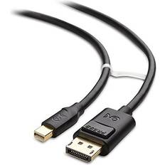 Cable Matters Cable Matters Gold Plated Mini DisplayPort Thunderbolt DisplayPort Cable Black 6 Feet 101007