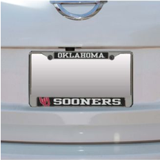 Stockdale Oklahoma Sooners Over Mega License Plate Frame