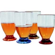 Black Drinking Glasses Flamefield Acrylic Party Juice Drinking Glass