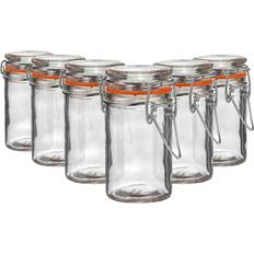 Orange Kitchen Containers Argon Tableware Jars 70ml Seal Pack Kitchen Container