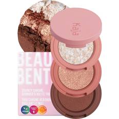 Kaja Beauty Bento Stacked Bouncy Eyeshadow Trio Coral Sunrise