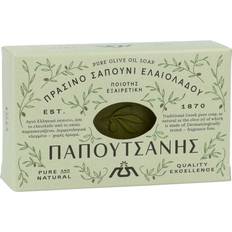 Pure olive oil soap pack of 3 125g greek traditional "papoutsanis"