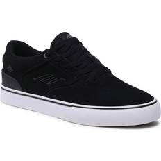 Emerica the low vulc youth skate shoes black/white/gum