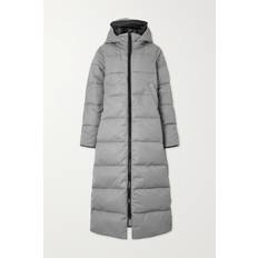 Canada Goose Womens Black Mystique Quilted-shell Parka