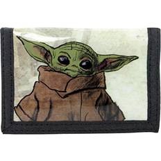 Disney The Mandalorian The Child Baby Yoda Card and Coin Tri-Fold Wallet