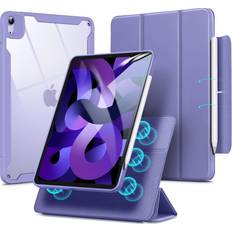 ESR iPad Air 5 2022 CaseAir 4 2020 Case, Detachable Magnetic Cover, Adjustable Portrait/Landscape Stand, Pen 2 Function, Purple