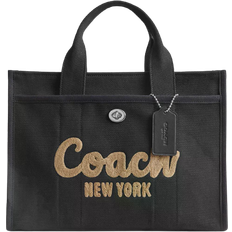 Laptop/Tablet Compartment Totes & Shopping Bags Coach Cargo Tote Bag - Silver/Black