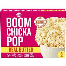 Angie's BoomChickaPop Gluten Free Microwave Popcorn Real Butter 6 Bags