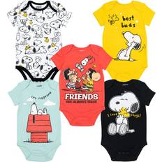 Peanuts Snoopy Charlie Bodysuits 5-pack - Multi