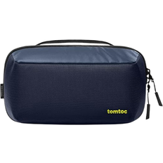 Tomtoc technology bag. electronic organizer accessory, for MacBook. charger, cables, power bank, hard drive, travel cords, waterproof storage bag with removable slots for USB adapter