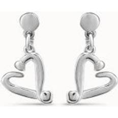 UNOde50 One Love Silver Metal Earrings