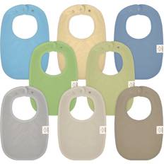 Keababies 8pk Organic Baby Bibs for Boy, Baby Drool Bib for Baby Boys and Girls, Infant Teething Bibs Icelandic Icelandic