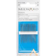 Pins & Needles Milward Milward No. 7 Sharps Sewing Needles 20 Pack